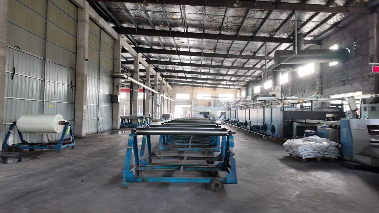 Fabric shaping / setting production line